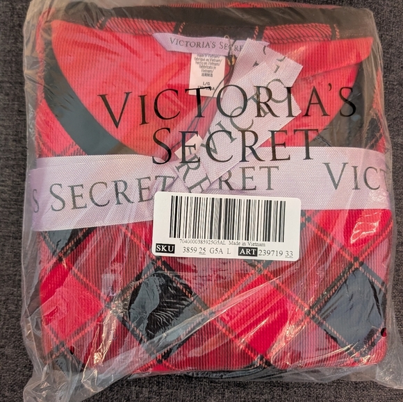 Victoria's Secret Other - Victoria's Secret Red and Black Plaid Pajama Set